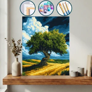 Tarlanın Ortasında Bir Ağaç — Sayılarla Boyama Seti