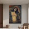 Madonna, Edvard Munch — Kanvas Tablo