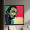 Yüzünde Bıyığı Olan Bir Adam — Kanvas Tablo