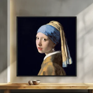 İnci Küpeli Kız, Johannes Vermeer — Kanvas Tablo
