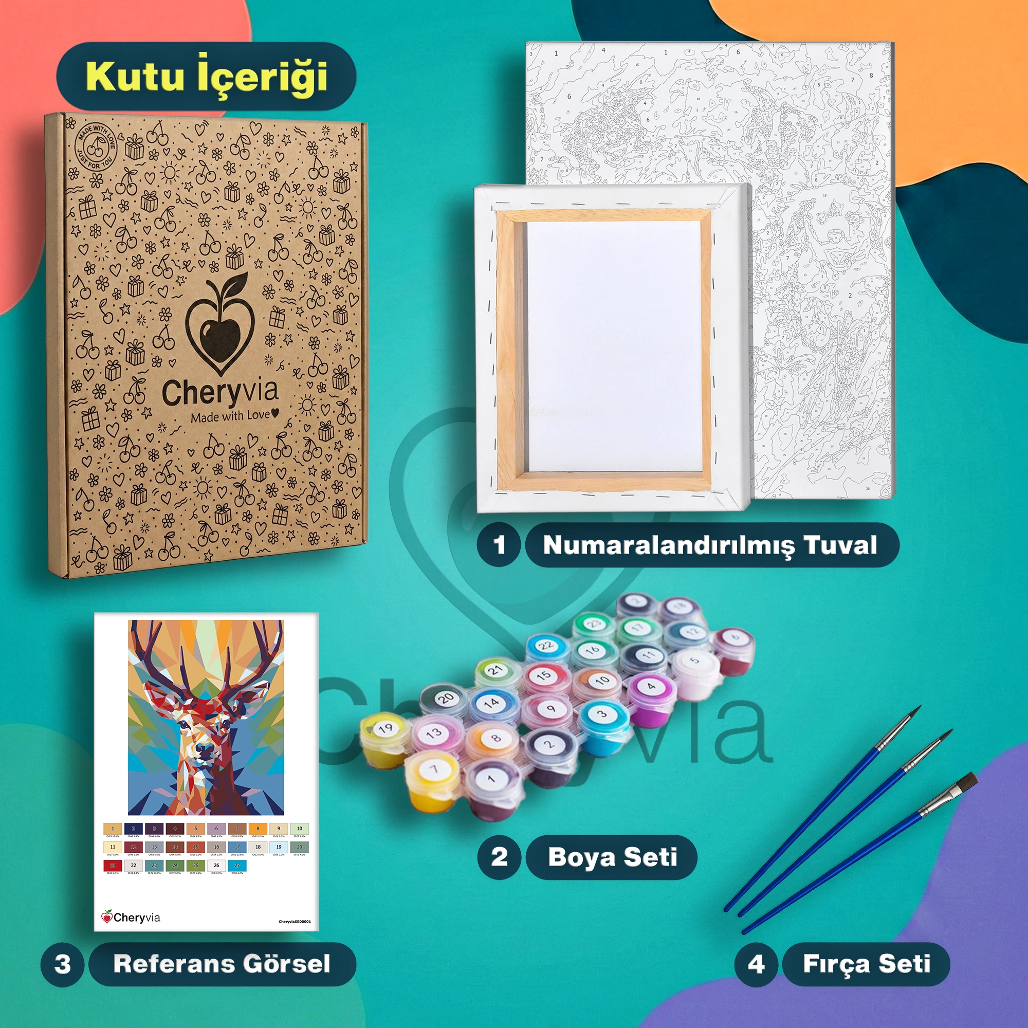 Ormanda Yol — Sayılarla Boyama Seti - Görsel 3