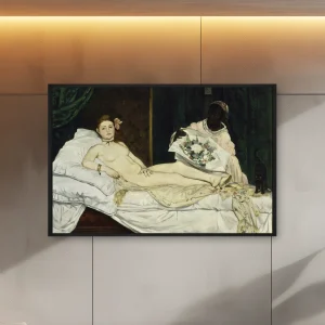 Olympia, Édouard Manet — Kanvas Tablo