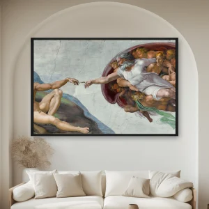 Adem'in Yaratılışı, Michelangelo — Kanvas Tablo
