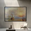 Savaş Gemisi Temeraire, J. M. W. Turner — Kanvas Tablo