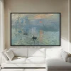 Gündoğumu İzlenimi, Claude Monet — Kanvas Tablo